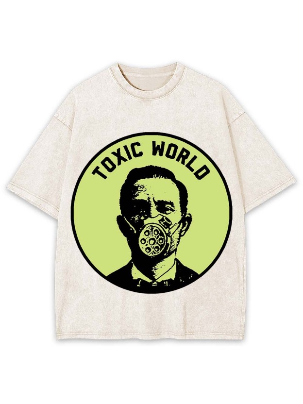 Toxic World Washed Tshirt