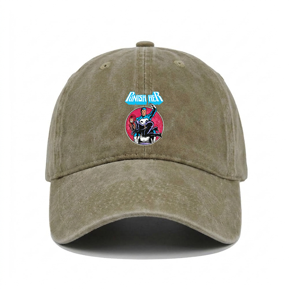 PUNISH HER WASHED VINTAGE BASEBALL CAP