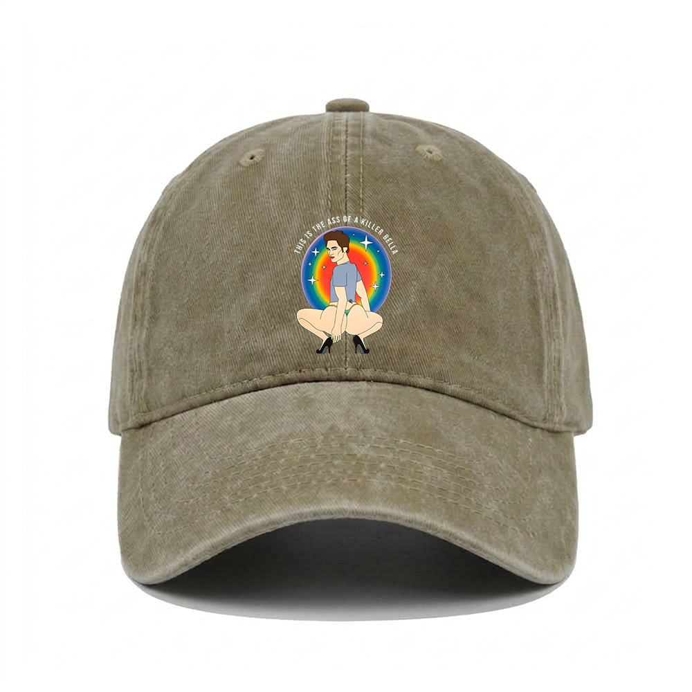 THIS IS THE ASS OF A KILLER BELLA WASHED VINTAGE BASEBALL CAP