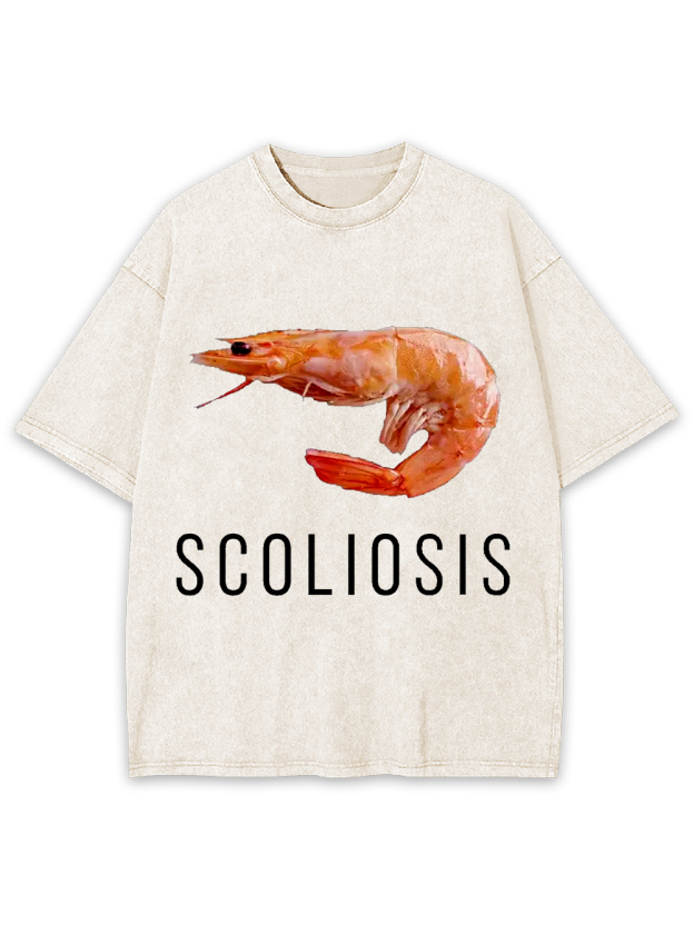 Scoliosis Washed Tshirt
