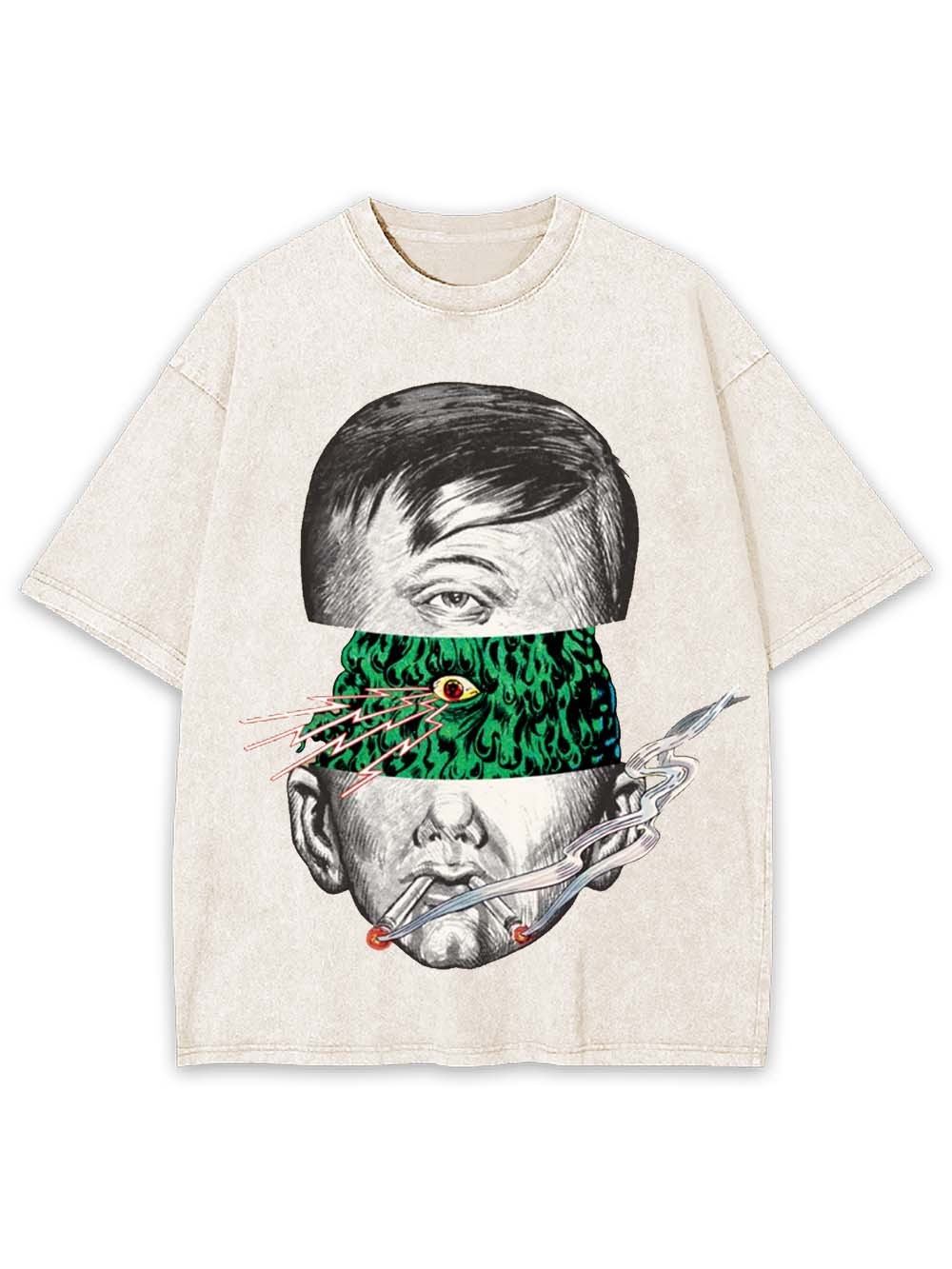 Fractured Perception Washed Tshirt