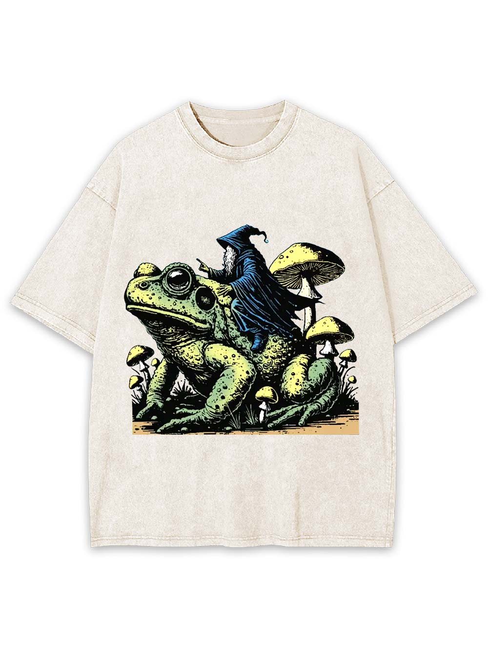 Wizard's Toad Ride Washed Tshirt