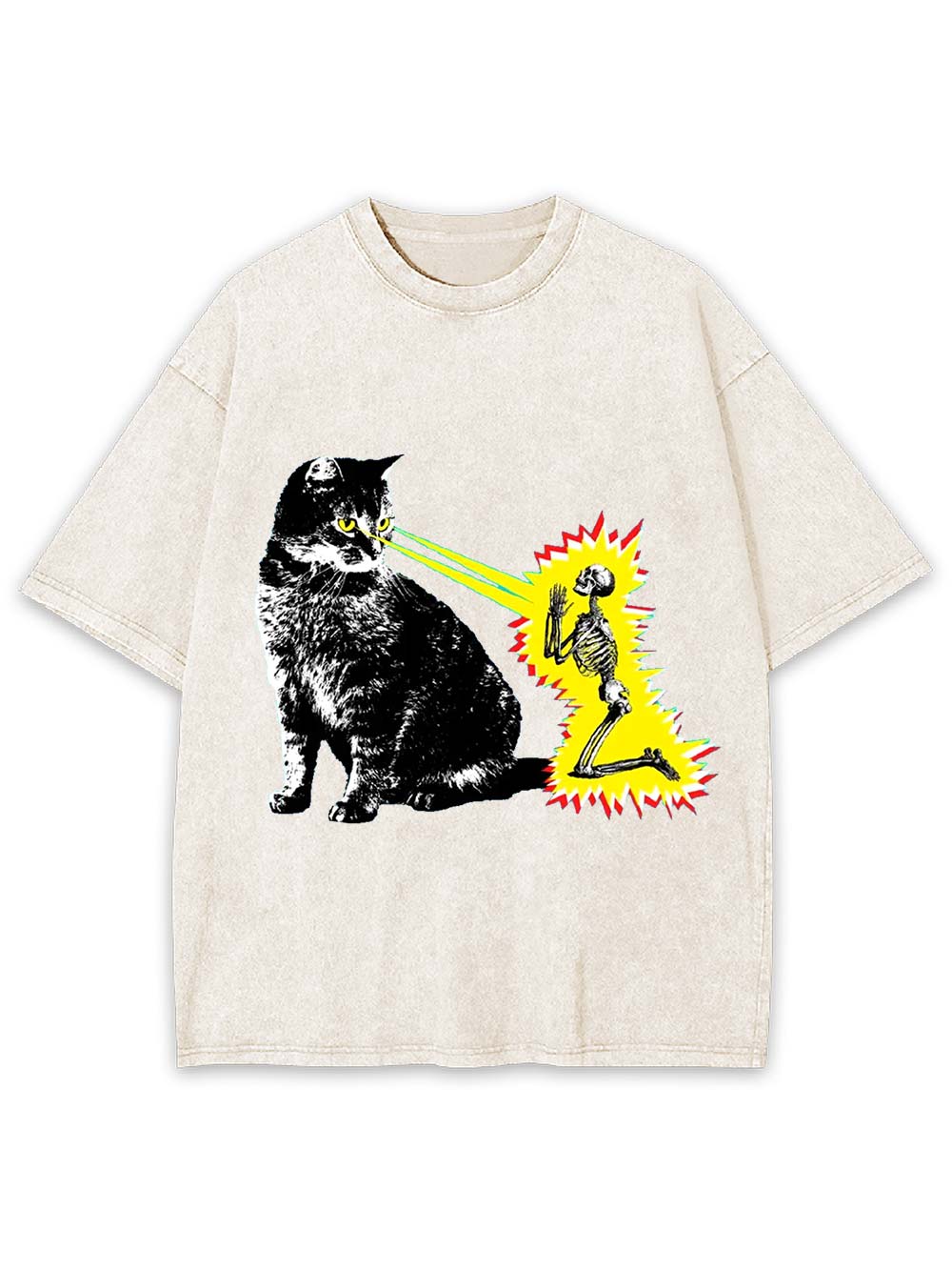 Feline Power Washed Tshirt