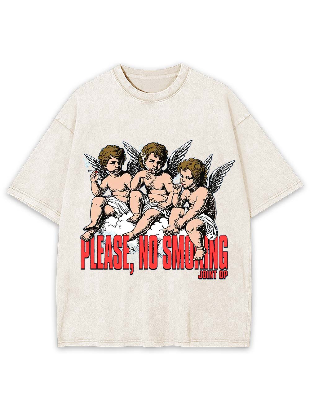 Please, No Smoking Washed Tshirt