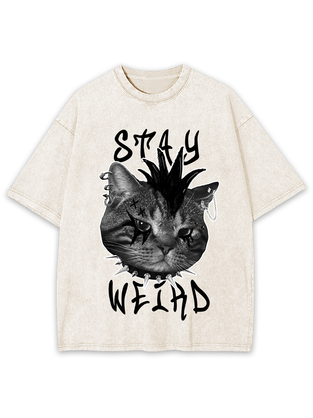 Stay Weird Washed Tshirt