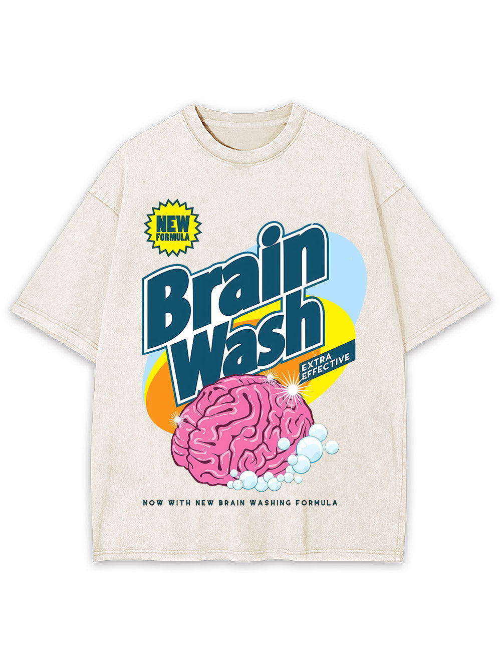 Brain Wash Washed Tshirt