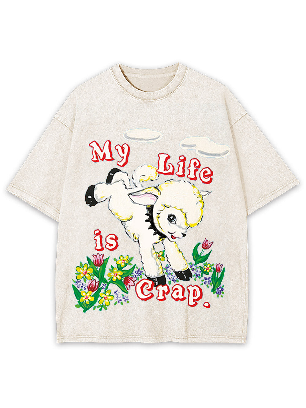 My Life Is Crap Washed Tshirt