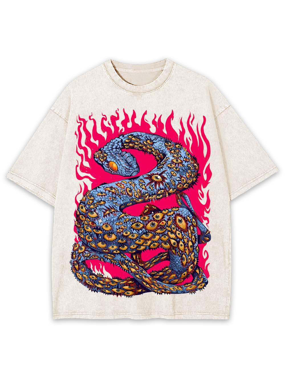 Eyes Of The Serpent Washed Tshirt