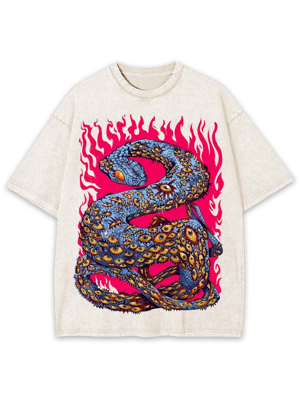 Eyes Of The Serpent Washed Tshirt