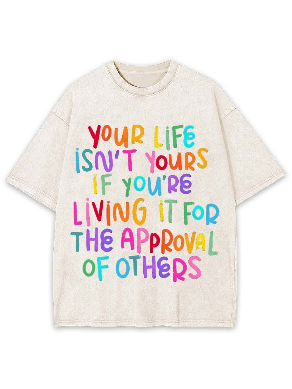 Live for Yourself Washed Tshirt