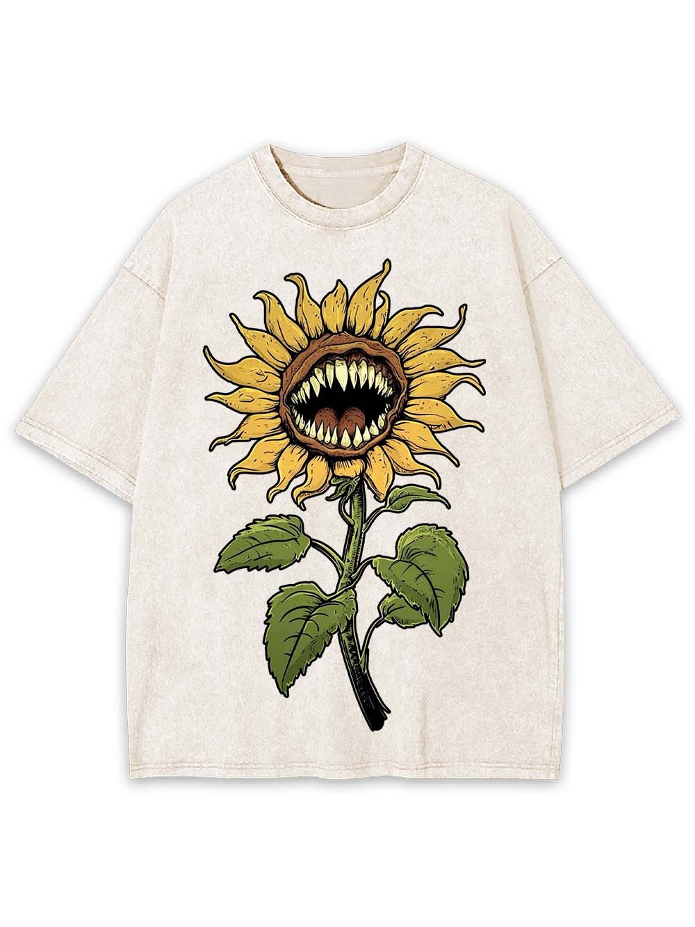 Venomous Sunflower Washed Tshirt