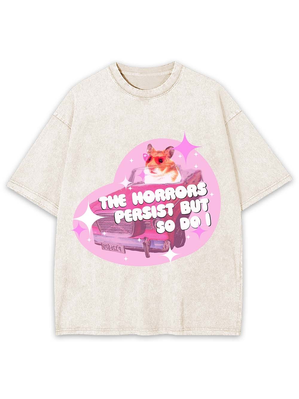 The Horrors Persist But So Do I Washed Tshirt