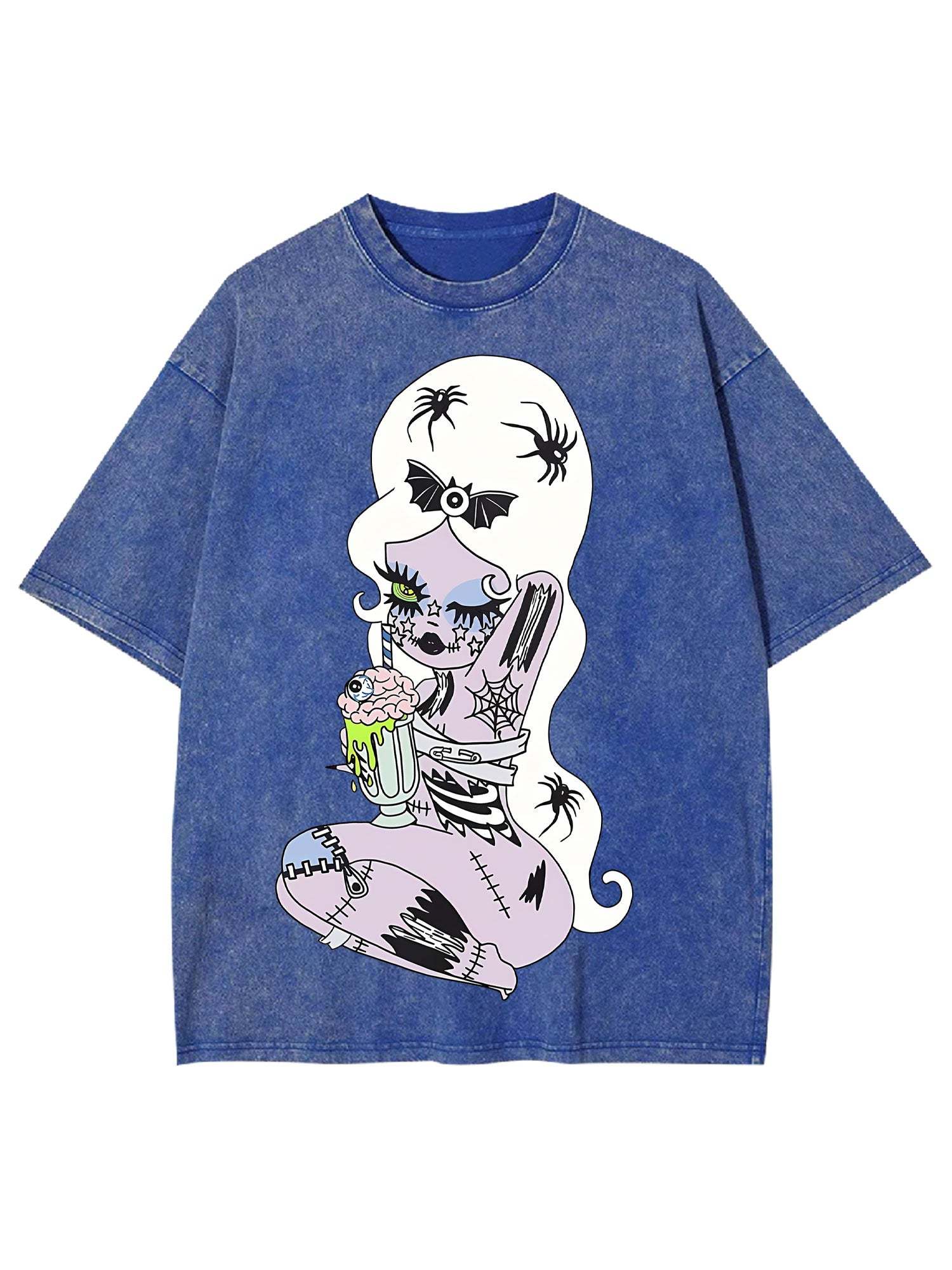 Spooky Milkshake Doll Washed Tshirt