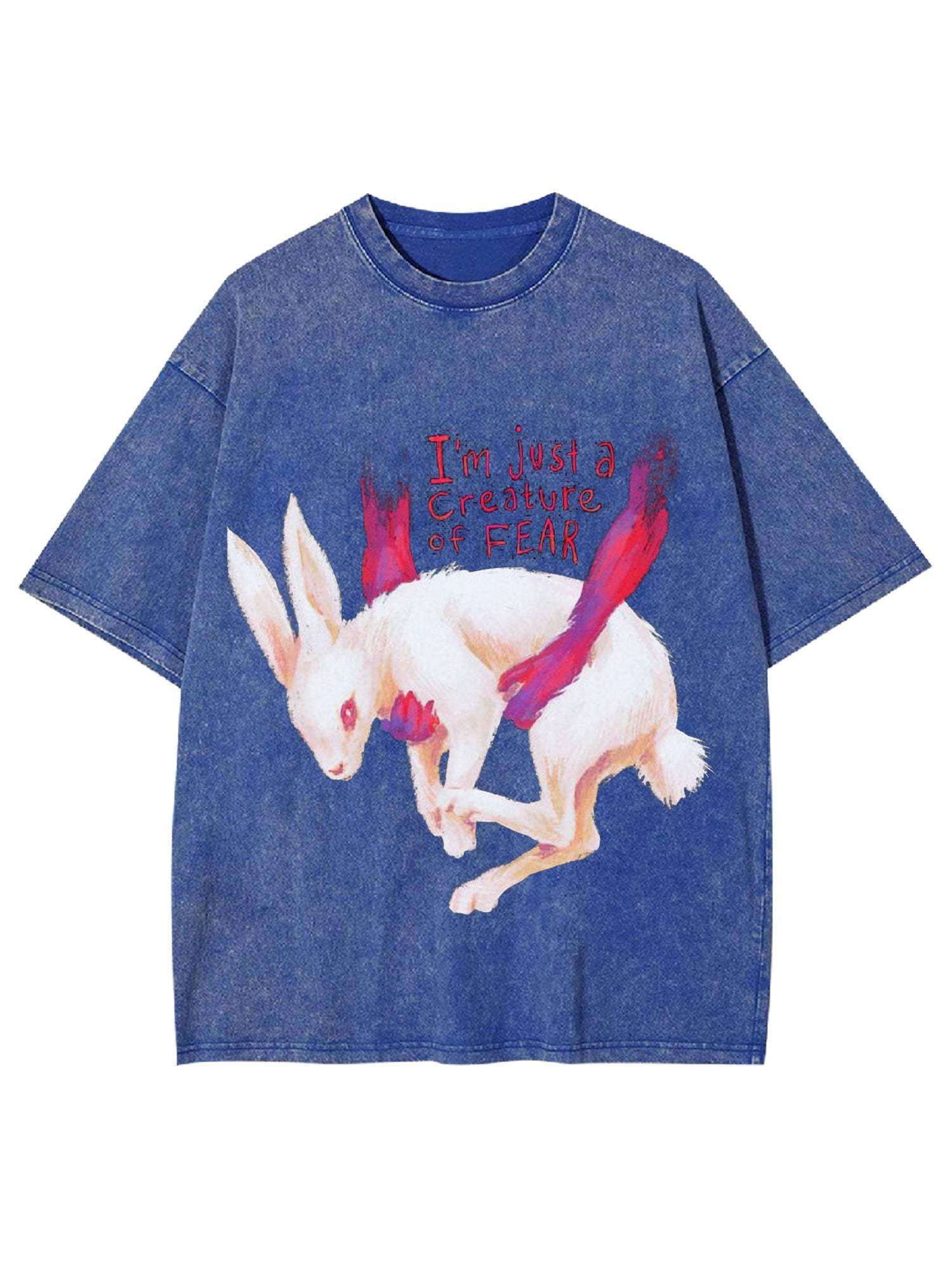 I'm Just A Creature Of Fear Washed Tshirt