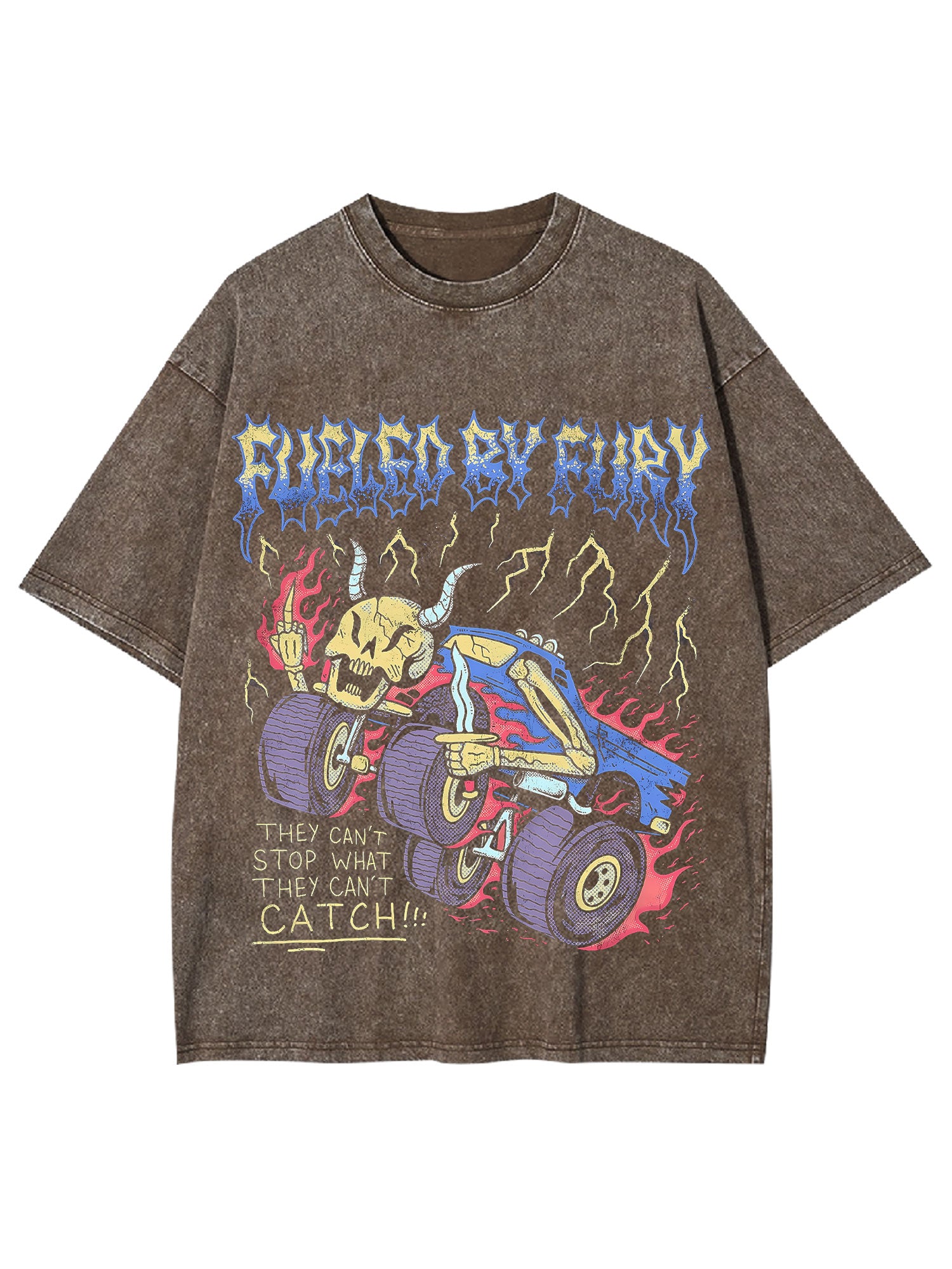 Fueled Fury Washed Tshirt