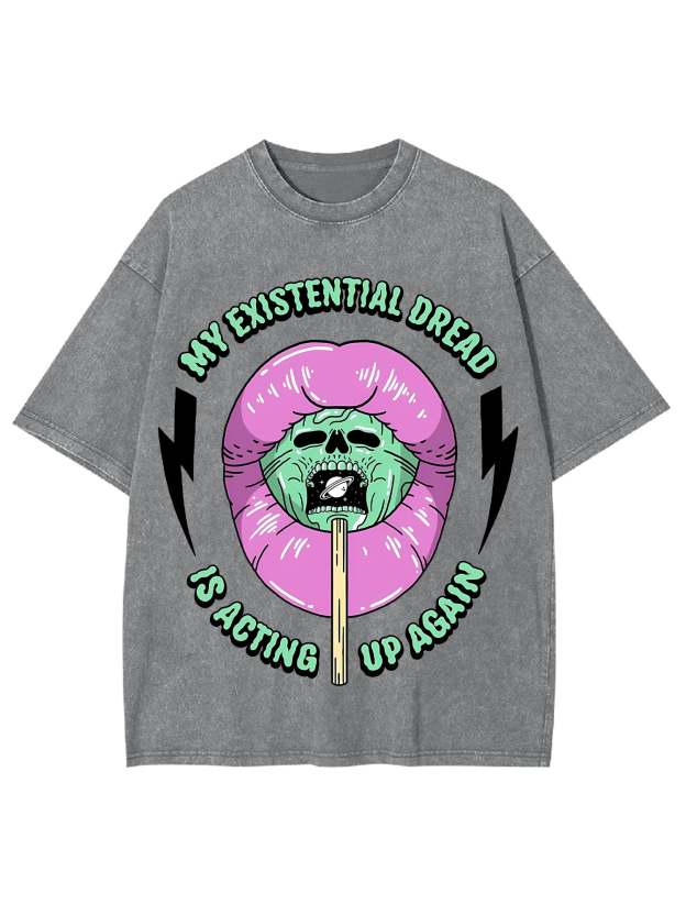 My Existential Dread Washed Tshirt