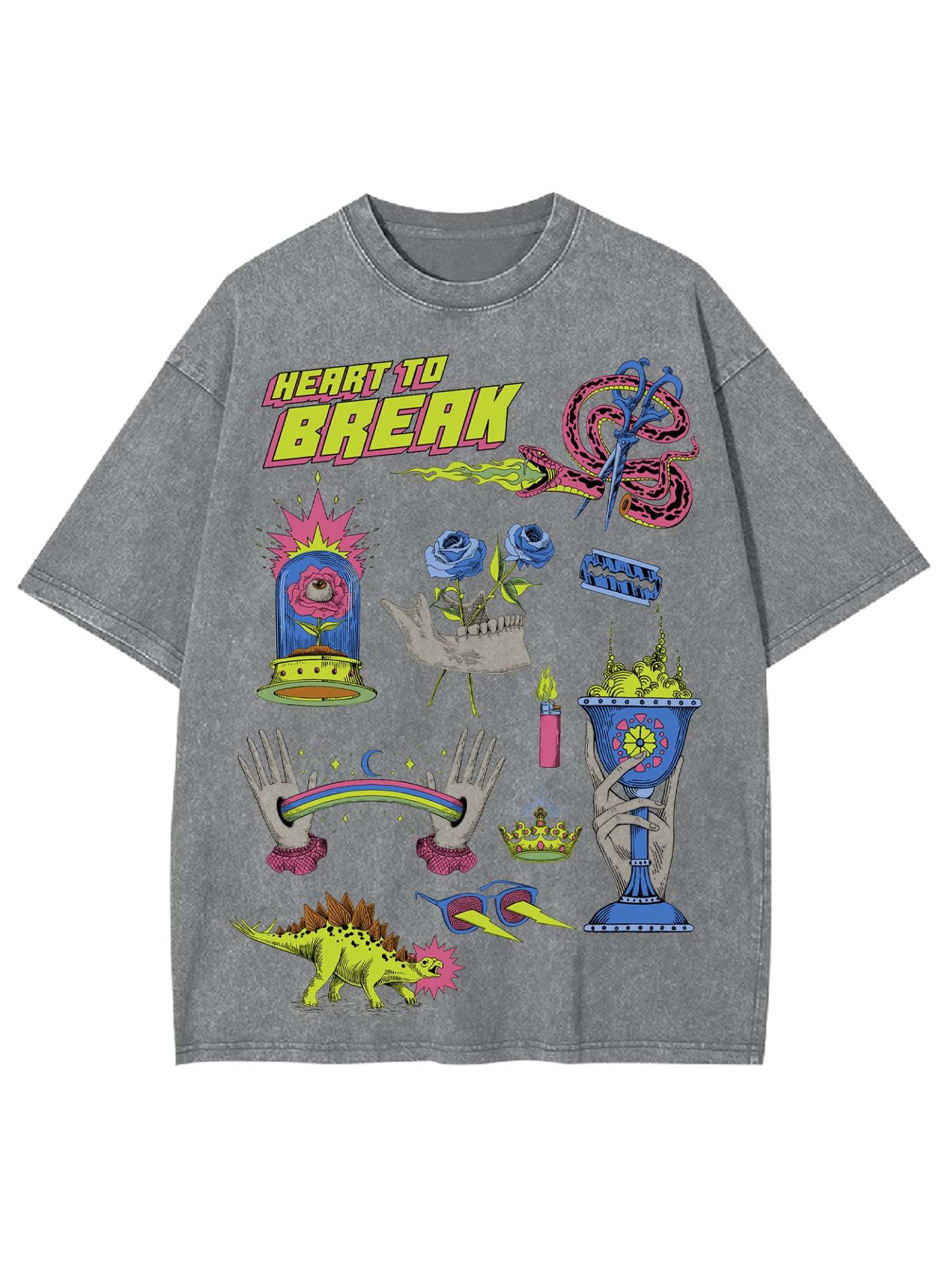 Heart To Break Washed Tshirt