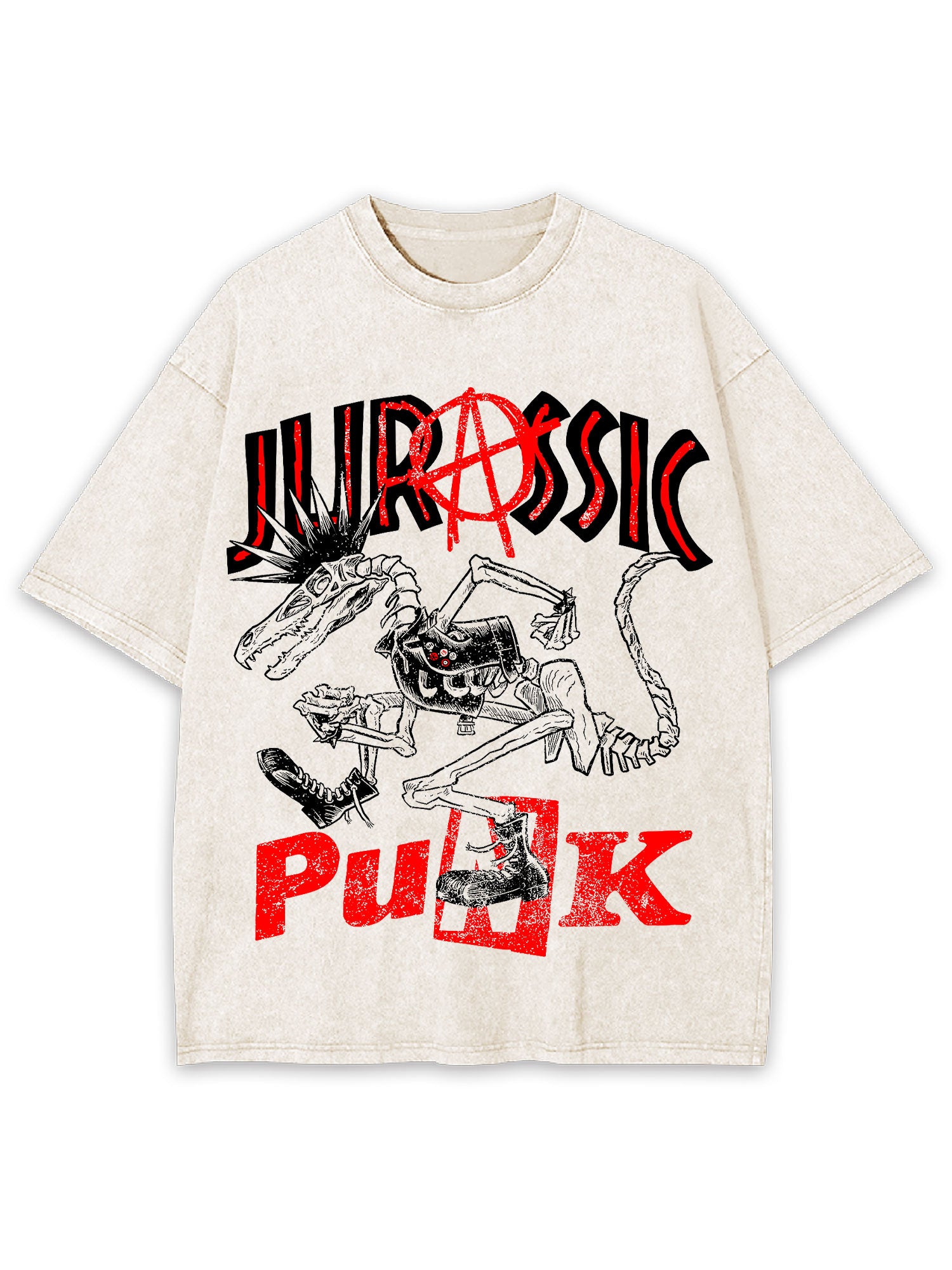 Jurassic Punk Washed Tshirt