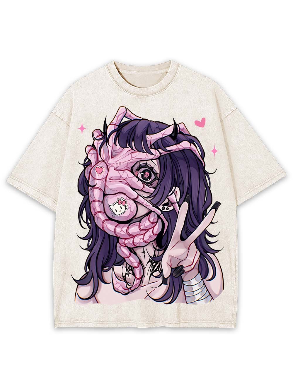 TWISTED WASHED TSHIRT