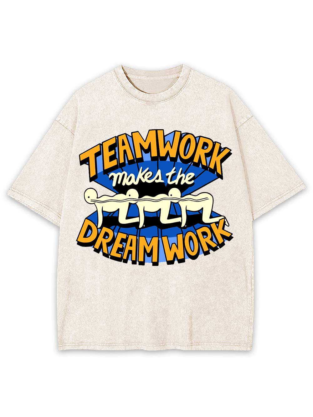 Teamwork Makes the Dream Work Washed Tshirt