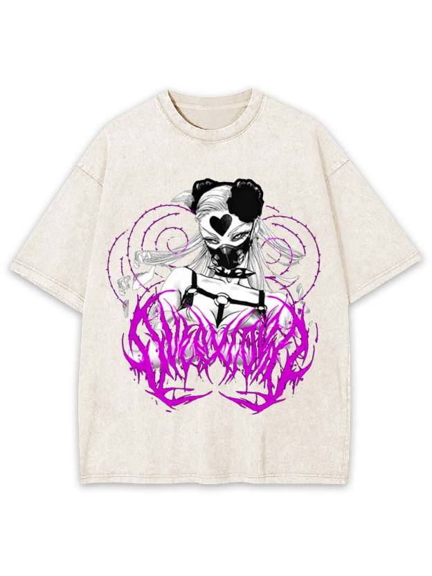 Masked Temptation Washed Tshirt
