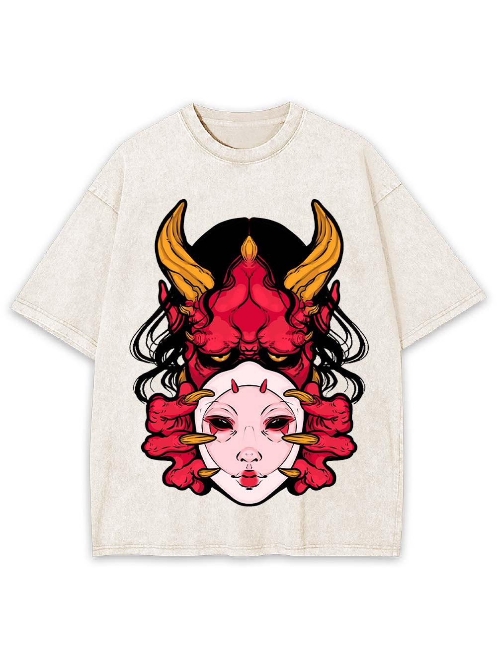 Duality of Demons Washed Tshirt