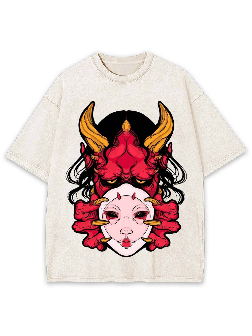 Duality of Demons Washed Tshirt