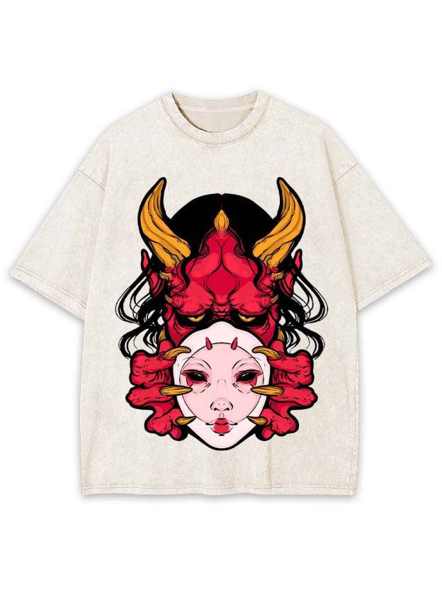 Duality of Demons Washed Tshirt