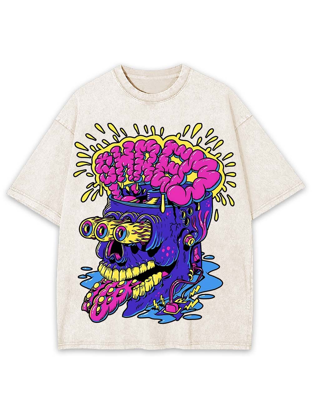 BRAIN EXPLOSION WASHED TSHIRT