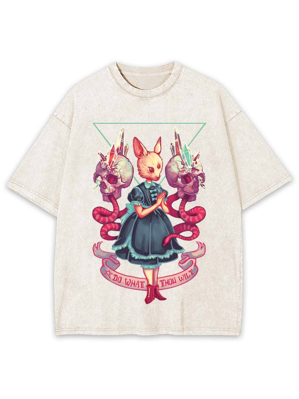 Do What Thou Wilt Washed Tshirt