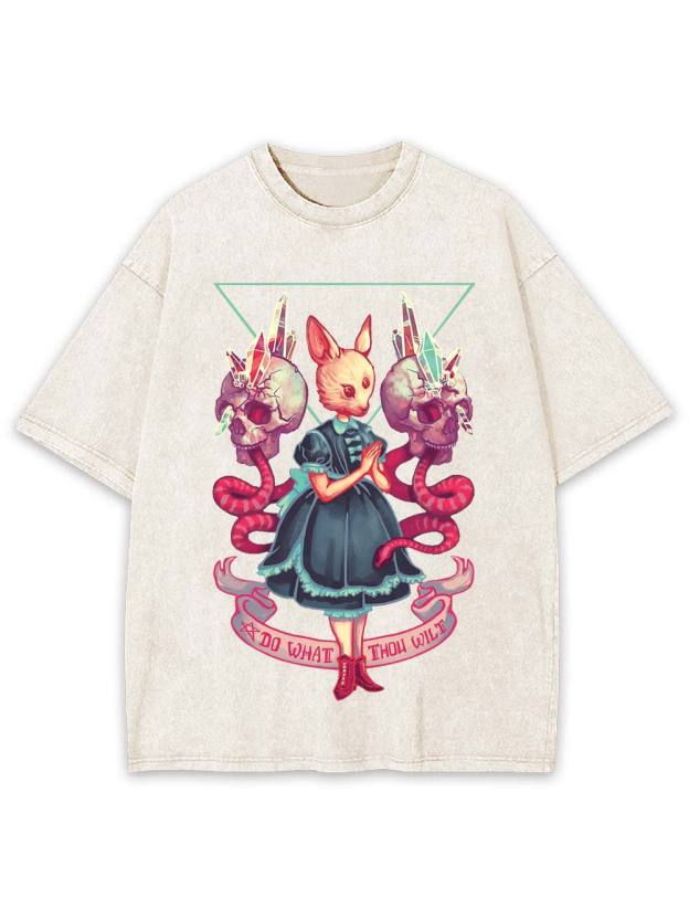 Do What Thou Wilt Washed Tshirt