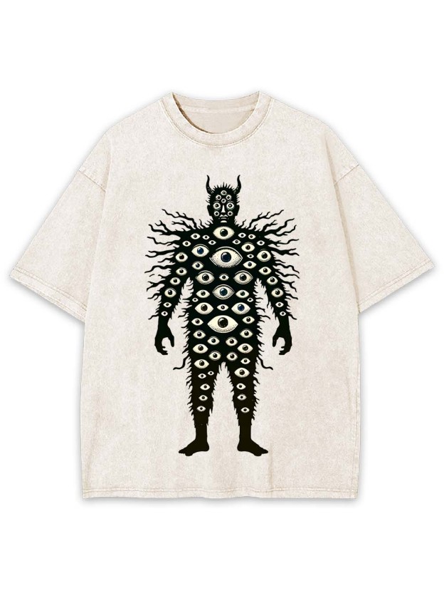 THE ALL-SEEING ENTITY WASHED TSHIRT