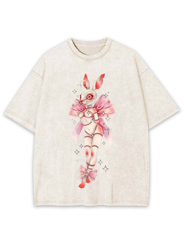 Enchanted Bunny Doll Washed Tshirt