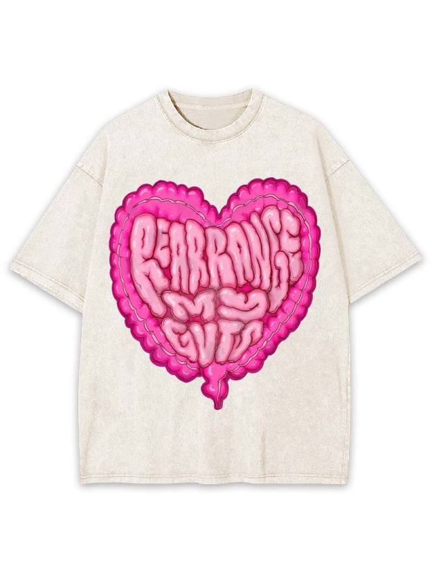 Rearrange My Guts Washed Tshirt