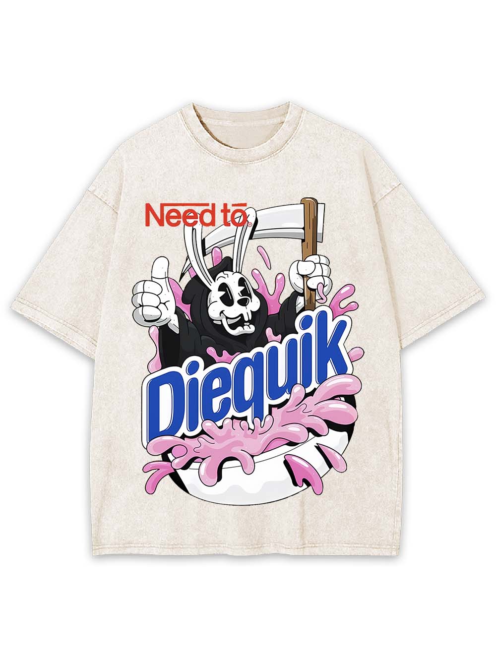 Rabbit Reaper Washed Tshirt