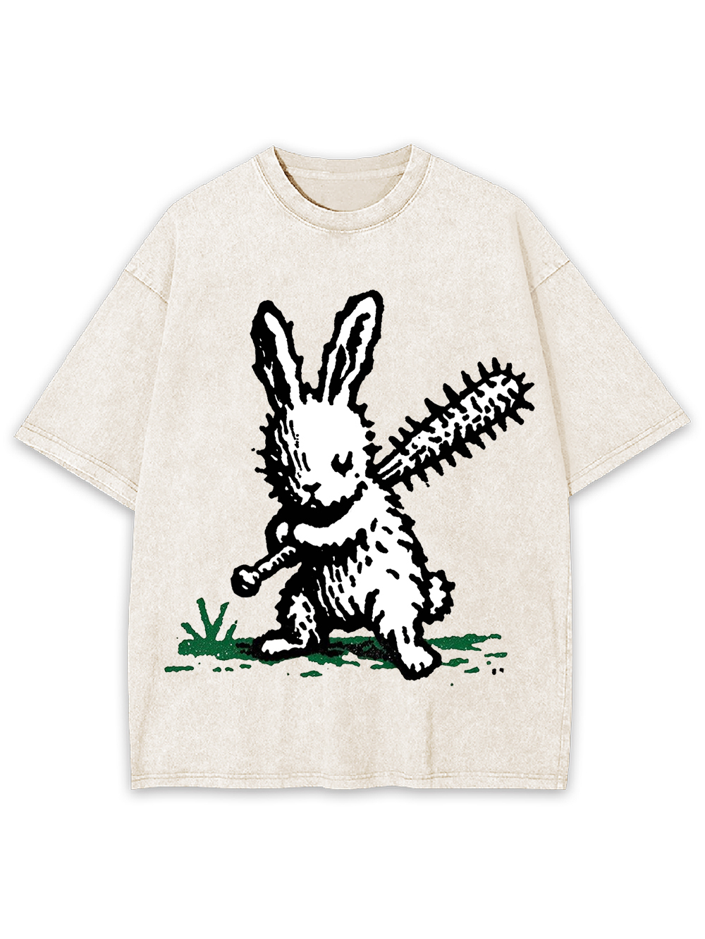 Spiky Bat Bunny Washed Tshirt