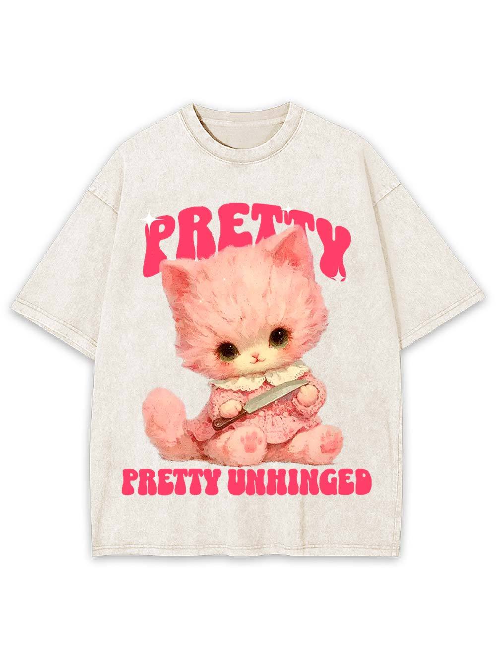 Pretty and Unhinged Washed Tshirt