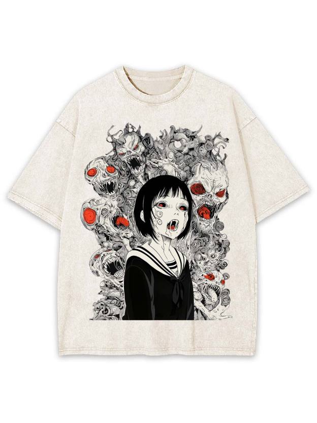 Haunted by the Horde Washed Tshirt