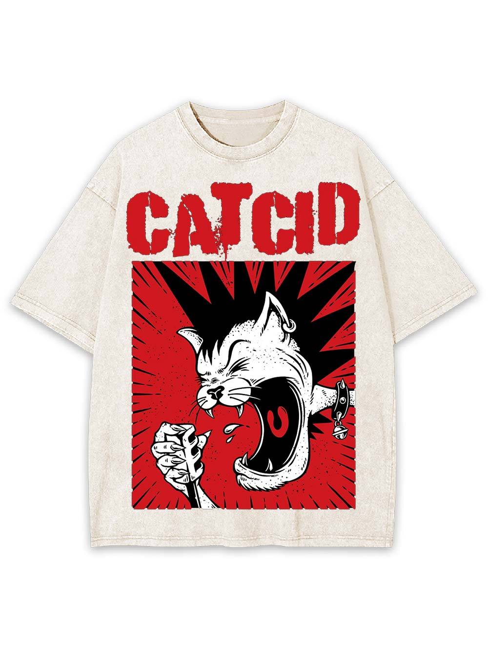 Catcid Washed Tshirt