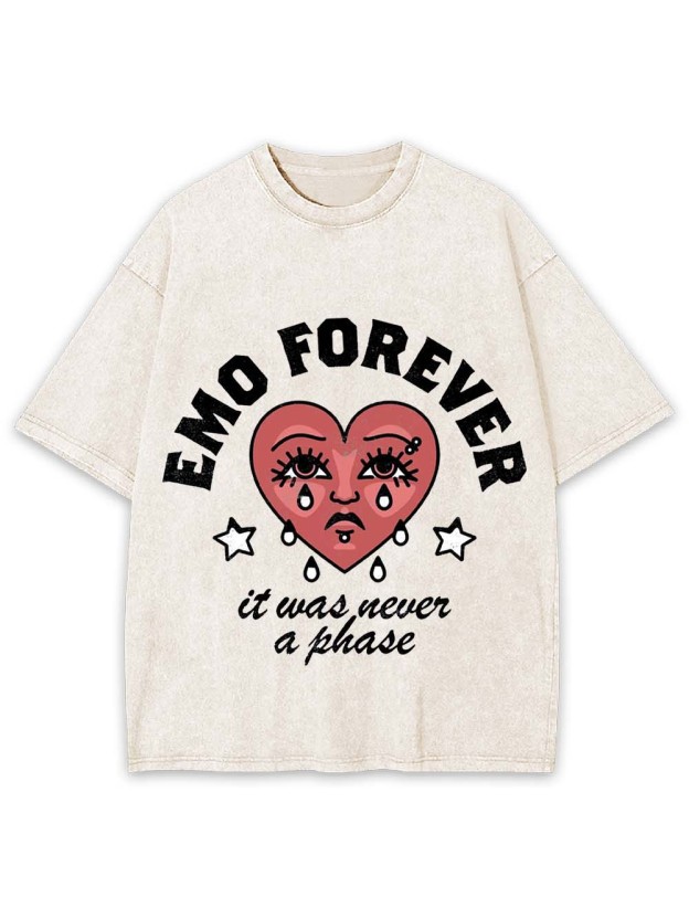EMO FOREVER WASHED TSHIRT