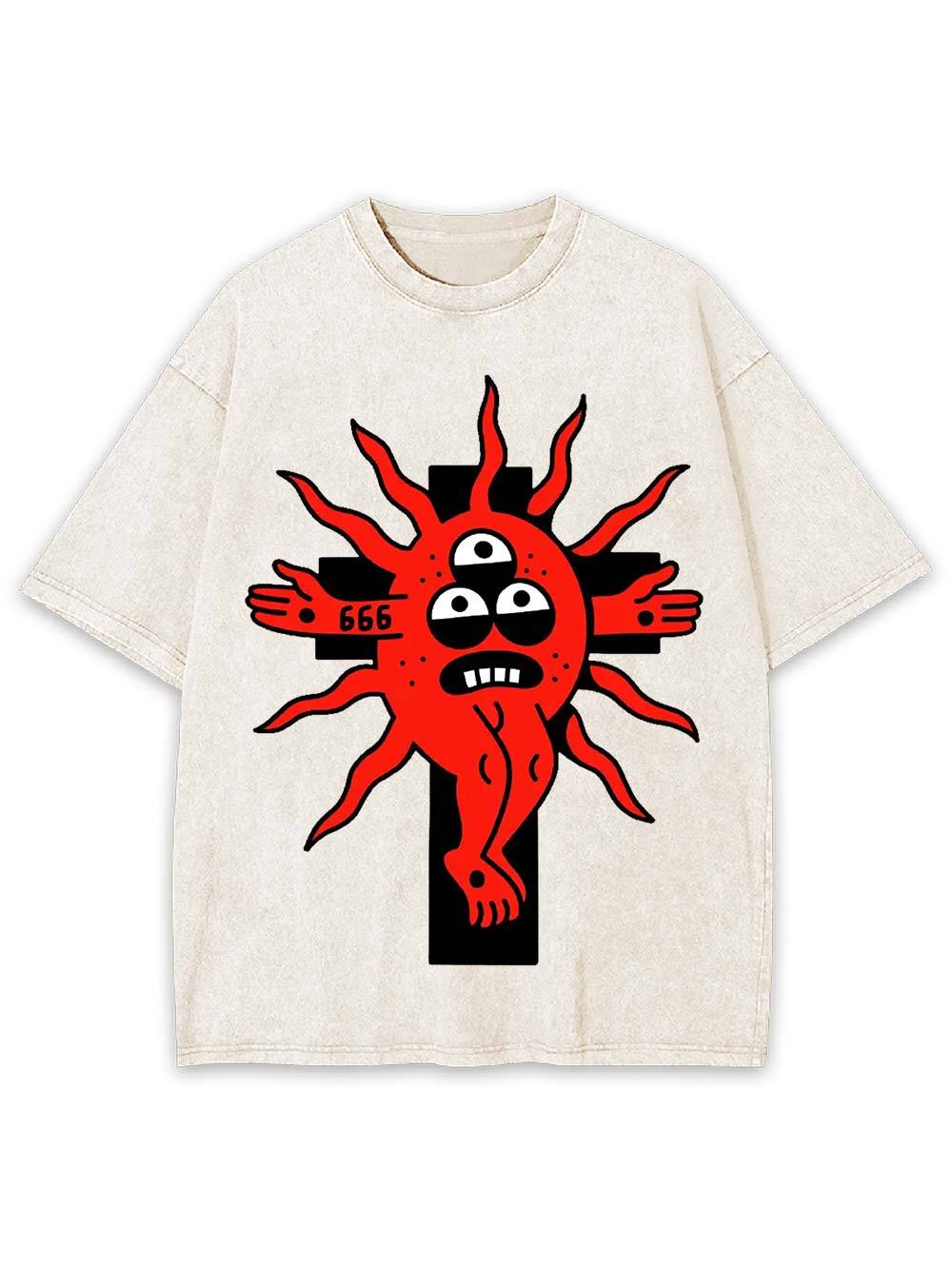 Twisted Trinity Washed Tshirt