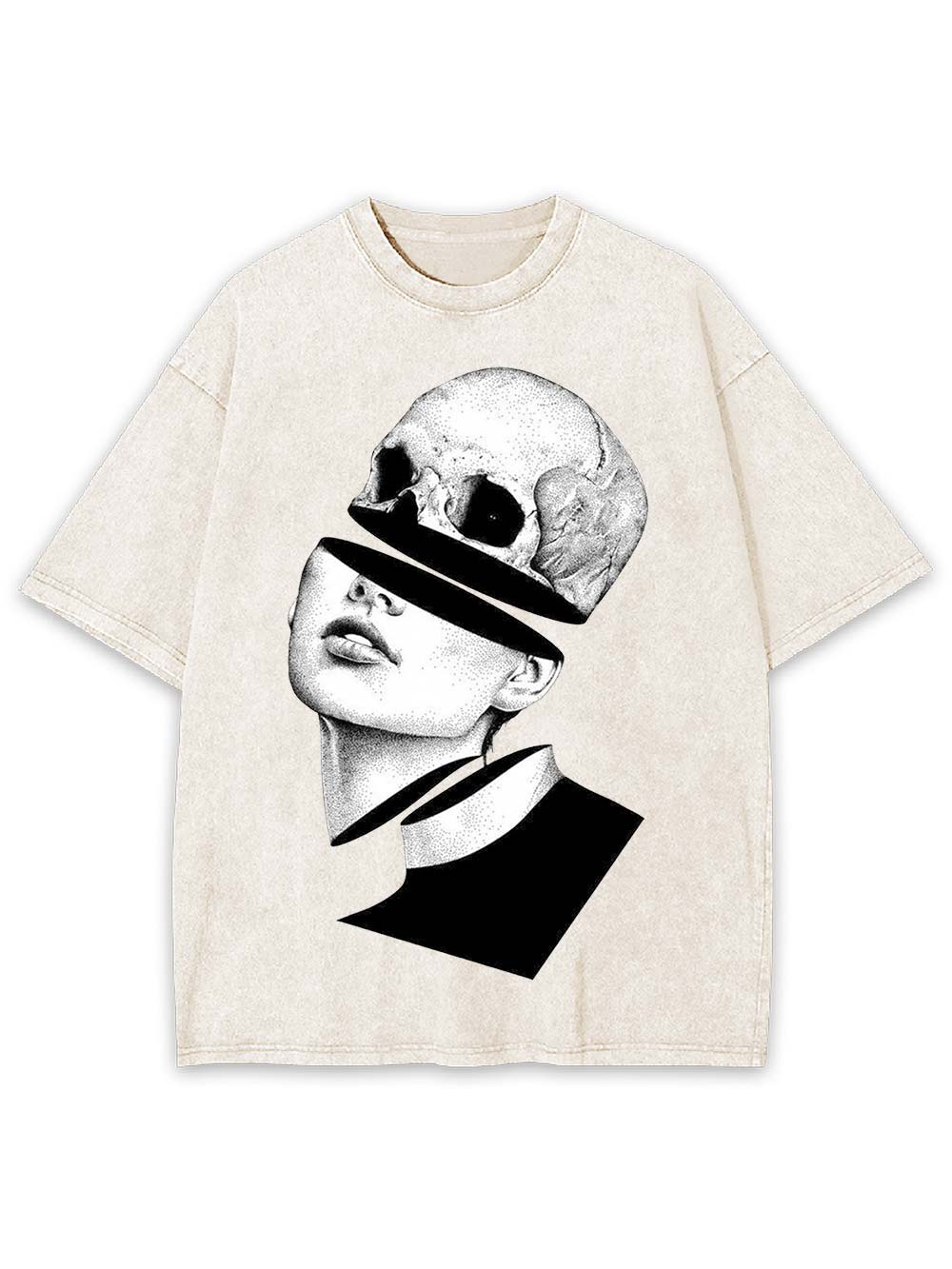 Skeletal Reflection Washed Tshirt