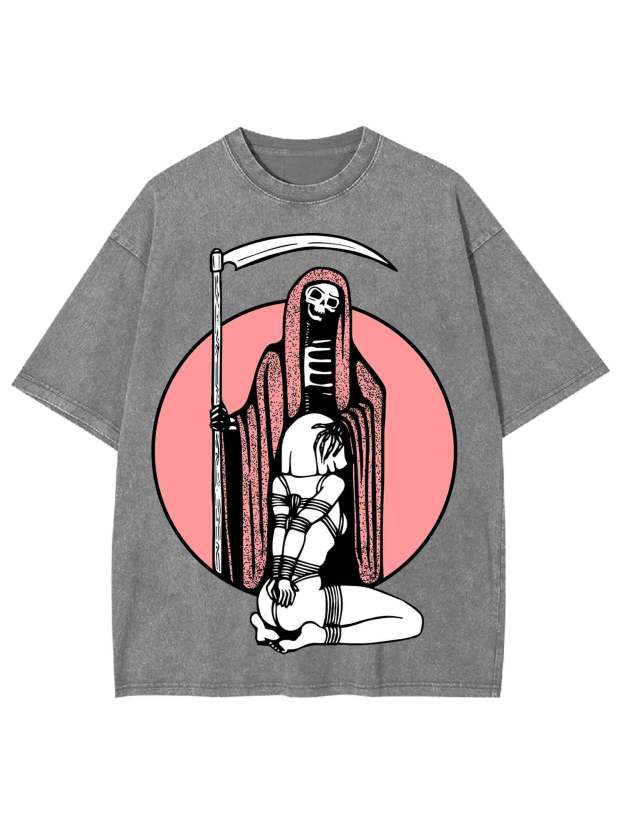 Death And Bound Washed Tshirt