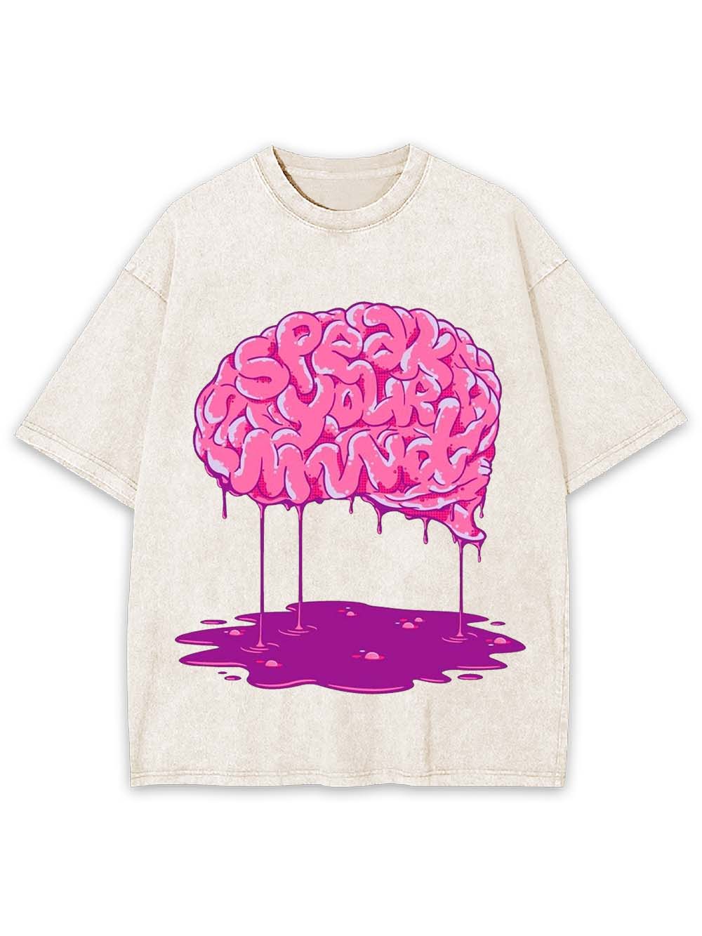 SPEAK YOUR MIND WASHED TSHIRT