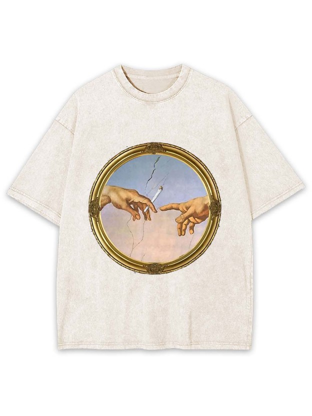 The Smoking Creation Washed Tshirt