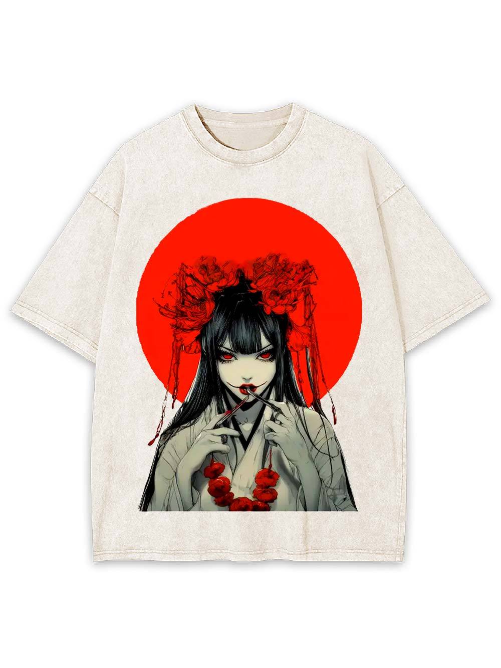 Crimson Enchantress Washed Tshirt