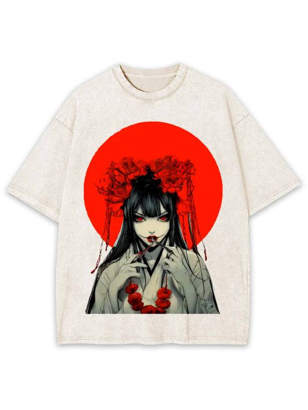 Crimson Enchantress Washed Tshirt