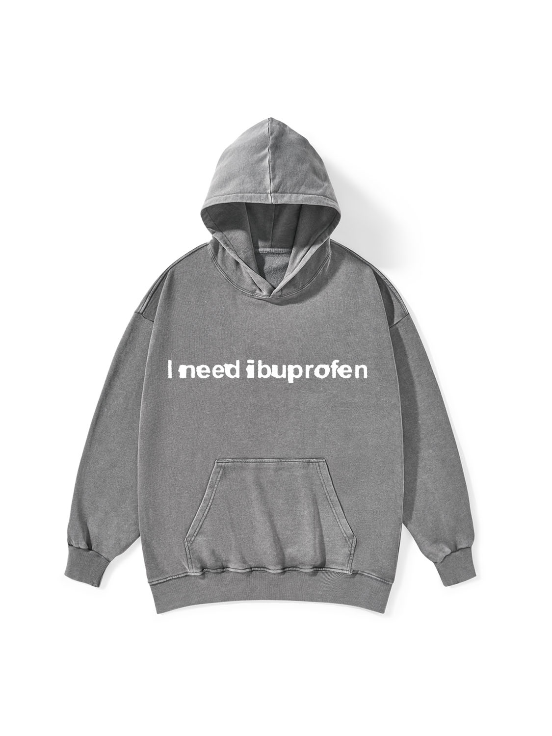 Ibuprofen Cat Washed Hoodie