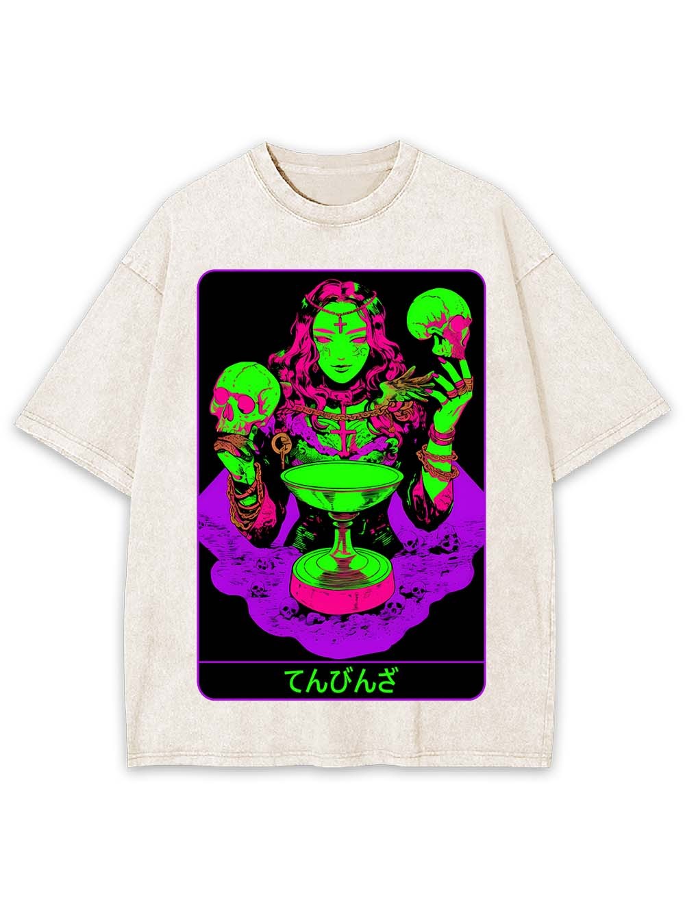 Balance Of Fate Washed Tshirt-ClassyOutlaw Sale