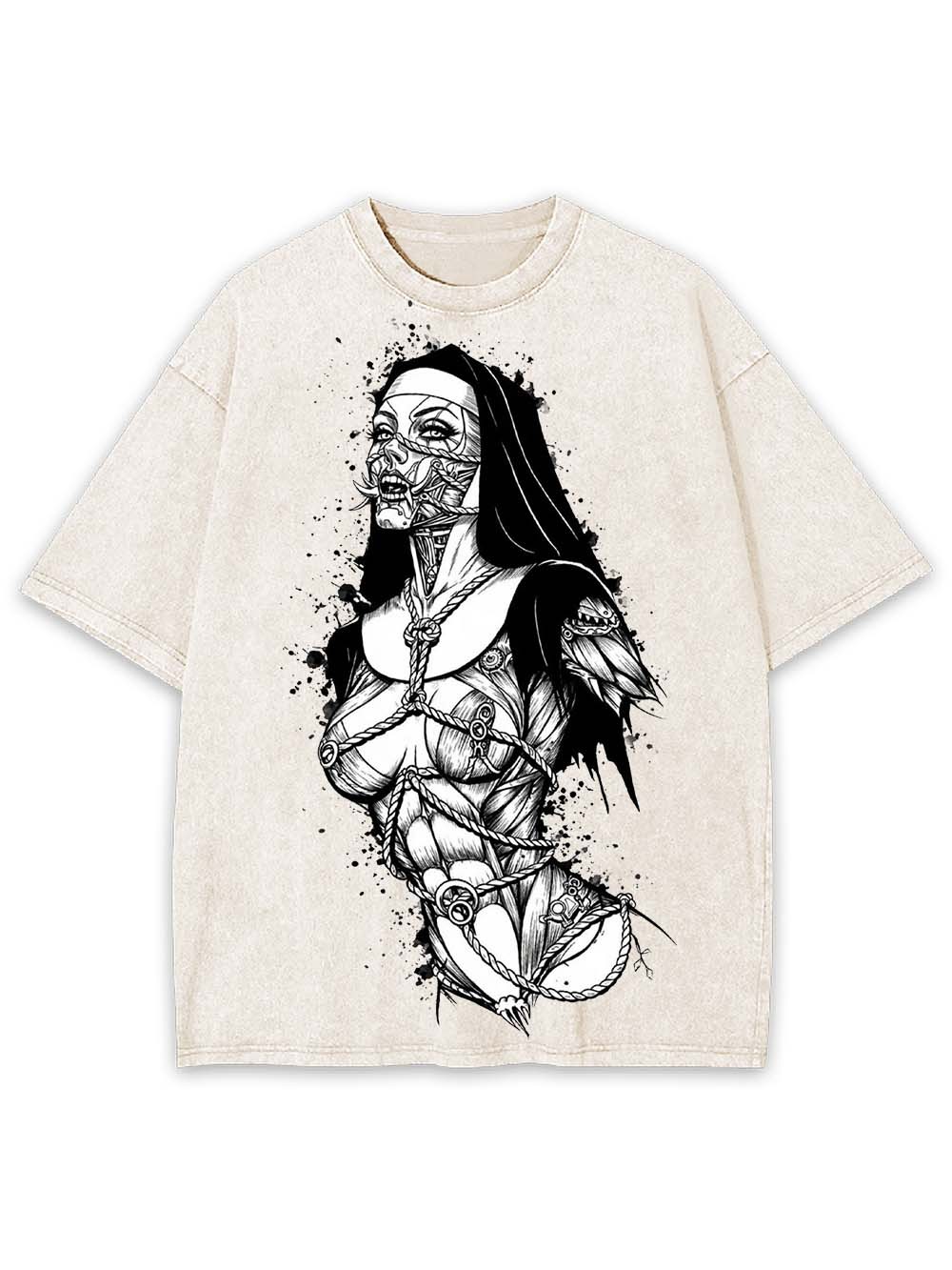 BOUND AND BROKEN WASHED TSHIRT